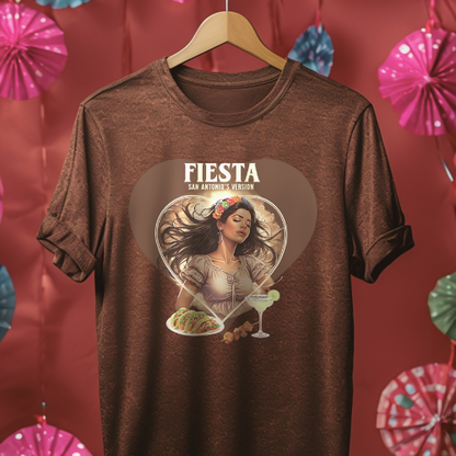 Fiesta SA Version Comfy Vintage Style Tee Ultra Comfy Short Sleeve Tee