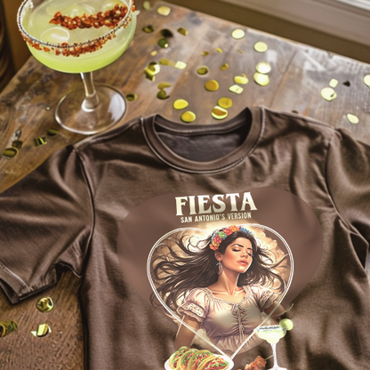 Fiesta SA Version Comfy Vintage Style Tee Ultra Comfy Short Sleeve Tee