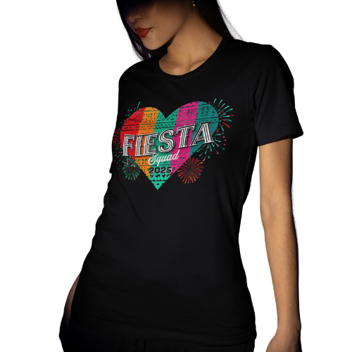 Ultra Comfy Bella+Canvas  Fiesta Squad 2025 Short Sleeve Tee Soft Style- Premium Quality