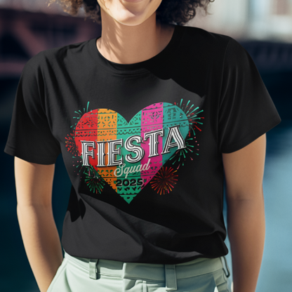 Ultra Comfy Bella+Canvas  Fiesta Squad 2025 Short Sleeve Tee Soft Style- Premium Quality