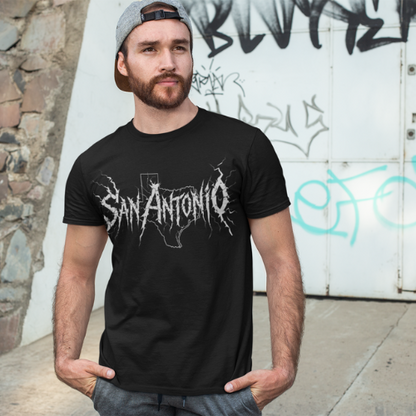 San Antonio Ultra Comfy Metal Merch Tee