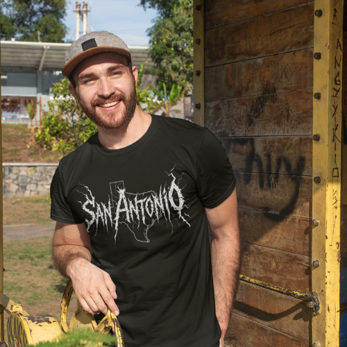 San Antonio Ultra Comfy Metal Merch Tee