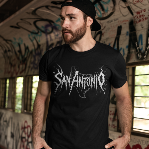 San Antonio Ultra Comfy Metal Merch Tee