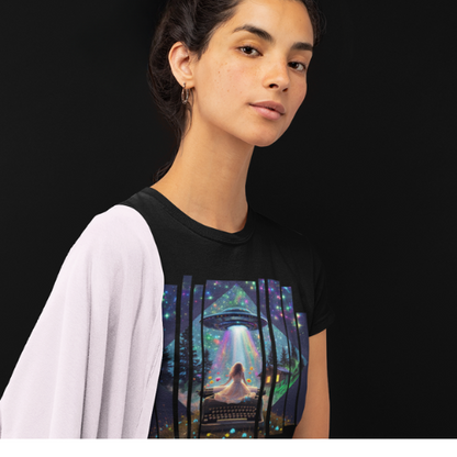 Folklore - Down Bad Inspired UFO Bella+Canvas Ultra Comfy Short Sleeve Tee. Womens Short Sleeve T Shirt