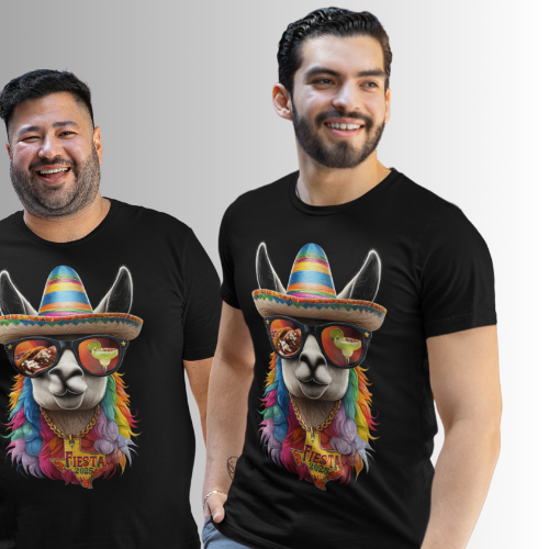 Fiesta 2025 Texas Llama Bella+Canvas Ultra Soft Unisex Short Sleeve Tee