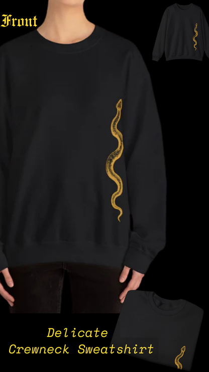 Delicate Rep Album- Snake and Butterflies Crewneck Sweatshirt