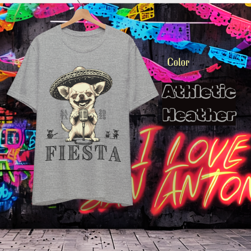FIESTA SA TX  Ultra Soft Vintage Style Bella+Canvas Tee. Fiesta Short Sleeve Tee | Premium Quality