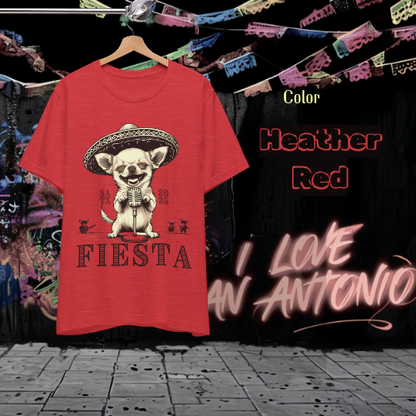 FIESTA SA TX  Ultra Soft Vintage Style Bella+Canvas Tee. Fiesta Short Sleeve Tee | Premium Quality