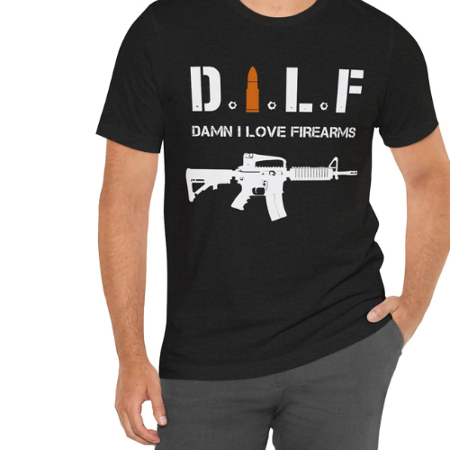 DILF Jersey Short Sleeve Comfy Tee | UltraSoft Bella+Canvas