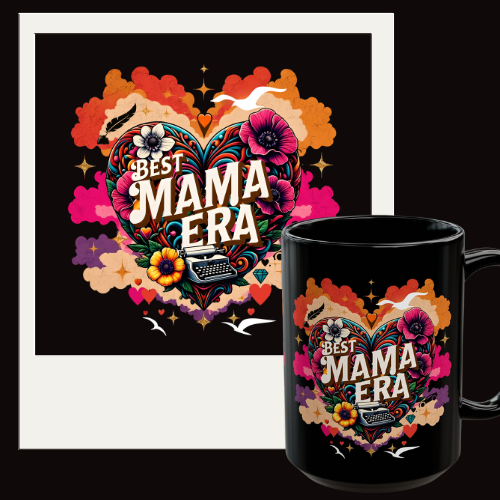 Best Mama Era Black Mug (15oz)