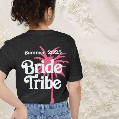 Bride Tribe Summer 2025 - Bella+Canvas Premium Quality Vintage Style Ultra Soft Pocket T-shirt