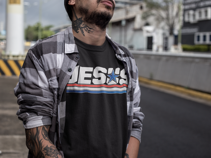Soldier's Nostalgic Jesus Tee- Jersey Short Sleeve Ultra Soft Vintage Style