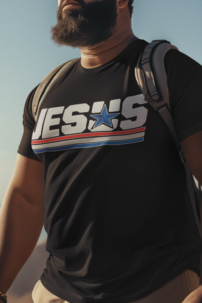 Soldier's Nostalgic Jesus Tee- Jersey Short Sleeve Ultra Soft Vintage Style