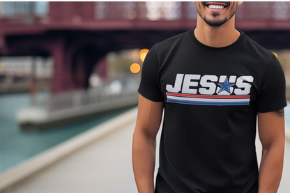 Soldier's Nostalgic Jesus Tee- Jersey Short Sleeve Ultra Soft Vintage Style