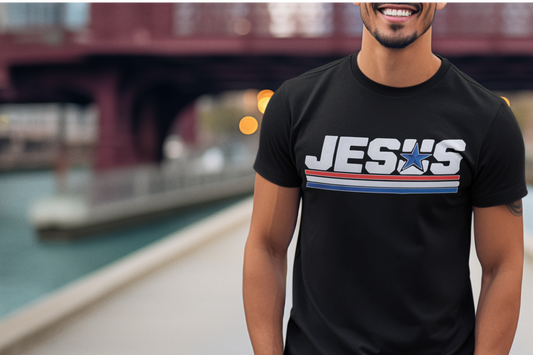 Soldier's Nostalgic Jesus Tee- Jersey Short Sleeve Ultra Soft Vintage Style