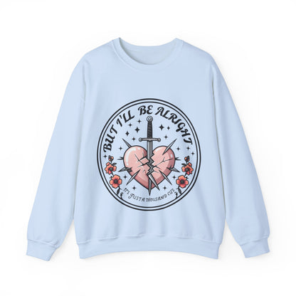 Death By A Thousand Cuts Crewneck, Swiftie Crewneck, Valentines Day Unisex Gildan Heavy Blend Crewneck,  Comfortable Cozy, Ribbed Collar