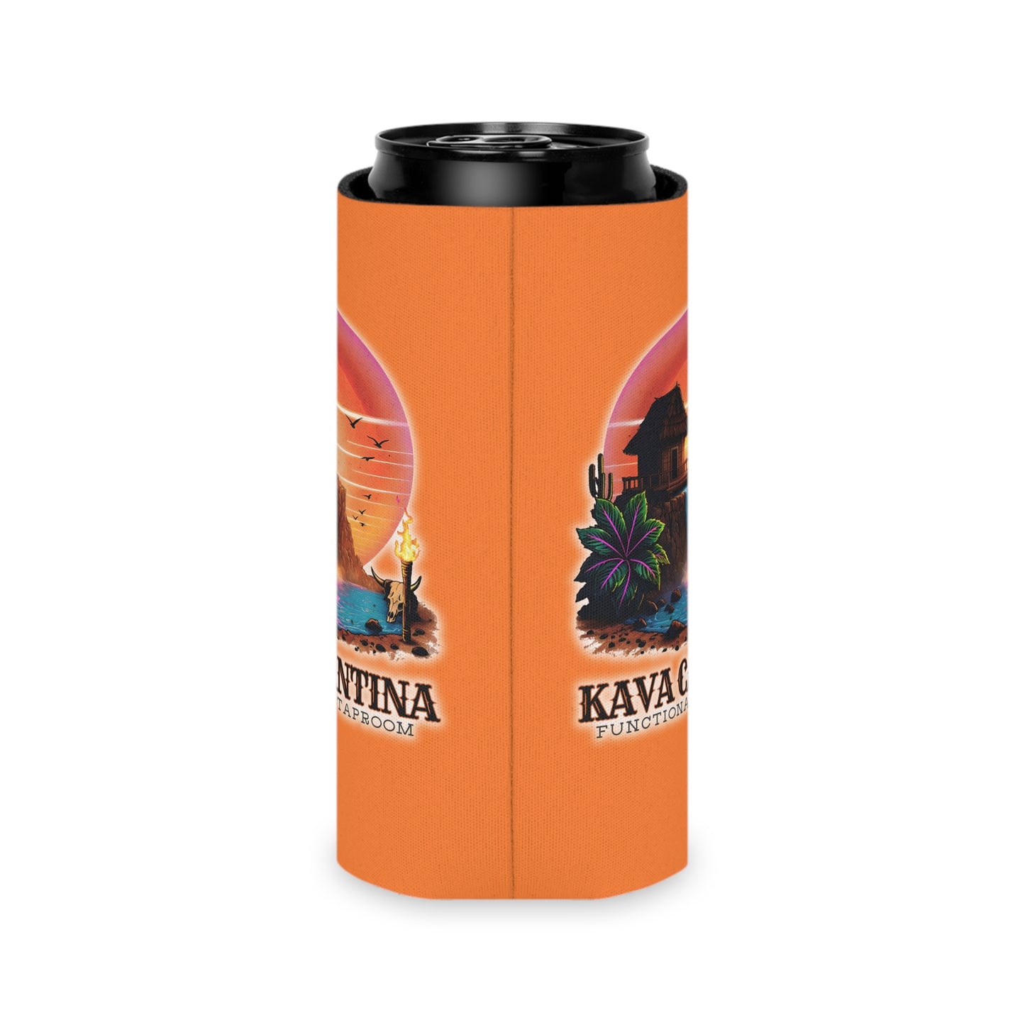Copy of Custom Kav Order Can Cooler SLIM Koozie (ORANGE)