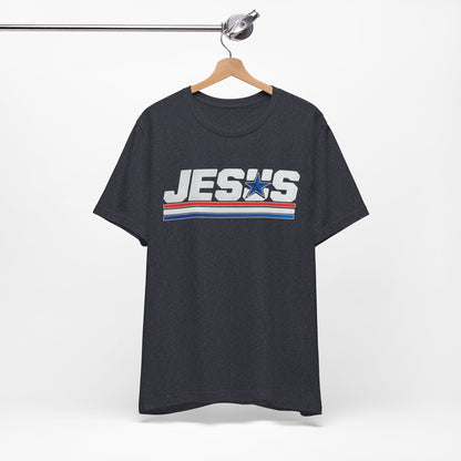 Soldier's Nostalgic Jesus Tee- Jersey Short Sleeve Ultra Soft Vintage Style