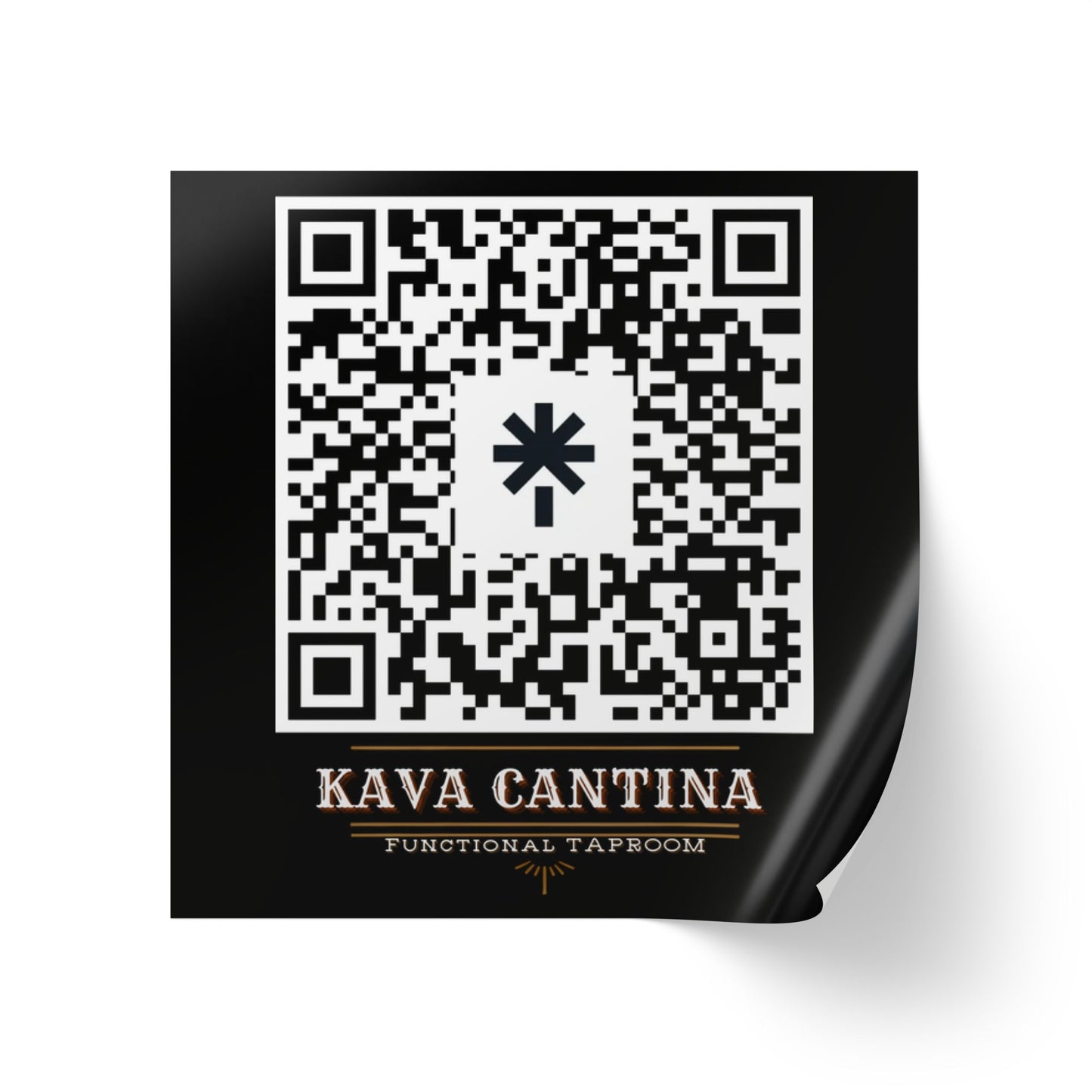 Custon Kav order Sticker Roll with QR