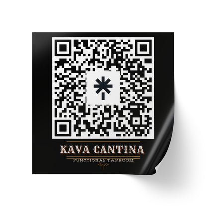 Custon Kav order Sticker Roll with QR