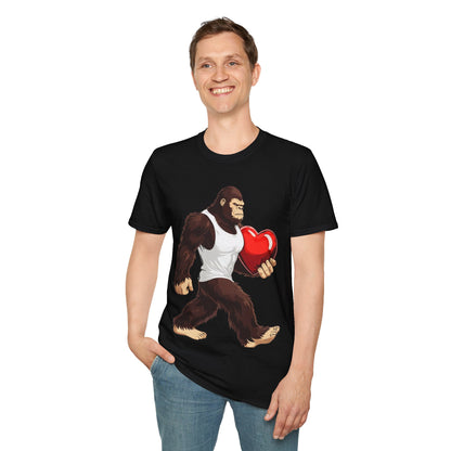 The Valentines Day Tee. Sasquatch T-Shirt.