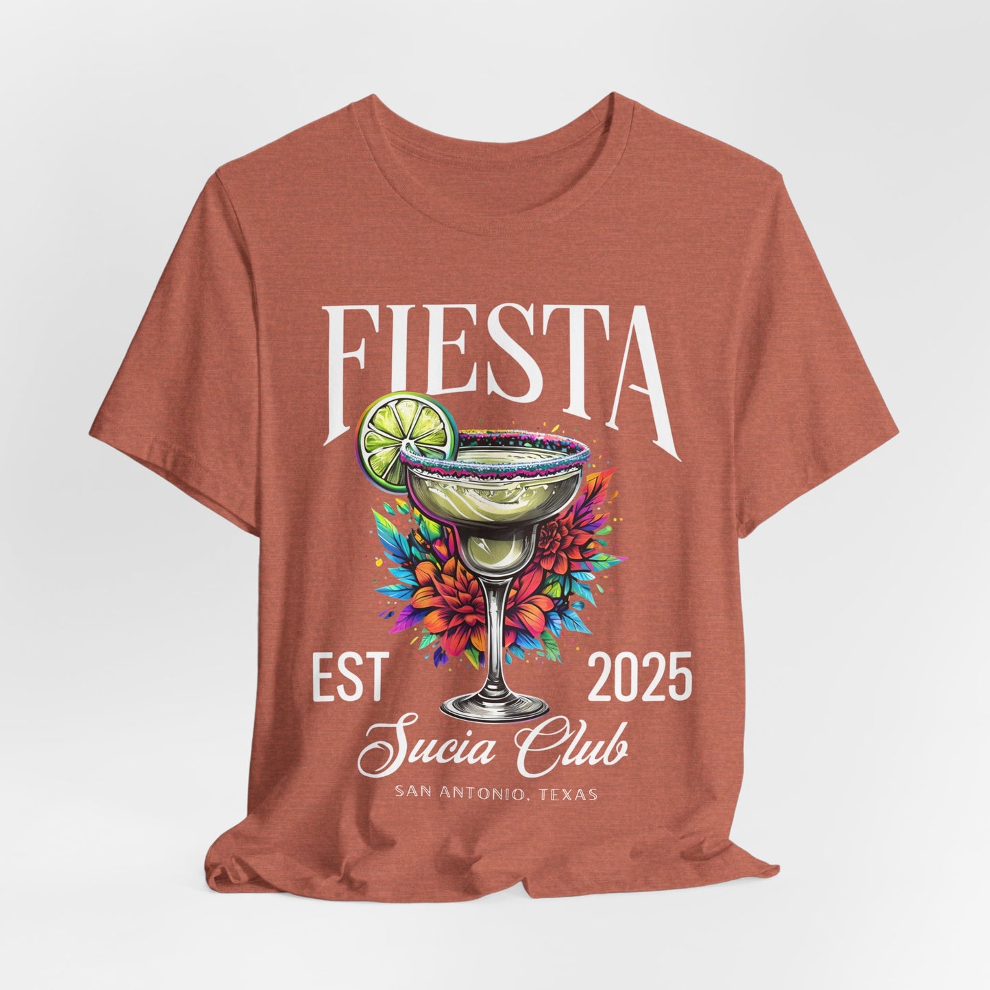 FIESTA Sucia Club Bella+Canvas Ultra Soft Jersey Short Sleeve Tee