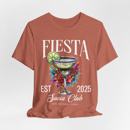 FIESTA Sucia Club Bella+Canvas Ultra Soft Jersey Short Sleeve Tee