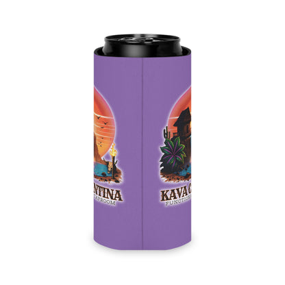 Custom Kav Order Can Cooler SLIM Koozie (LIGHT PURPLE)