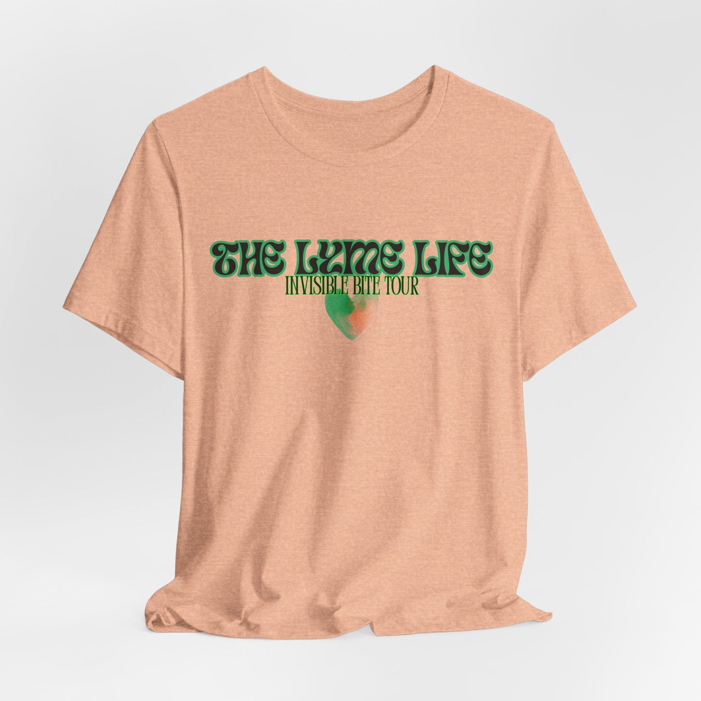 Surviving Lyme The Lyme Life Invisible Bite Tour - Bella+Canvas Ultra Soft Tee. Vintage Band Tee Style