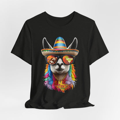 Fiesta 2025 Texas Llama Bella+Canvas Ultra Soft Unisex Short Sleeve Tee