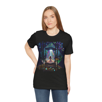 Folklore - Down Bad Inspired UFO Bella+Canvas Ultra Comfy Short Sleeve Tee. Womens Short Sleeve T Shirt