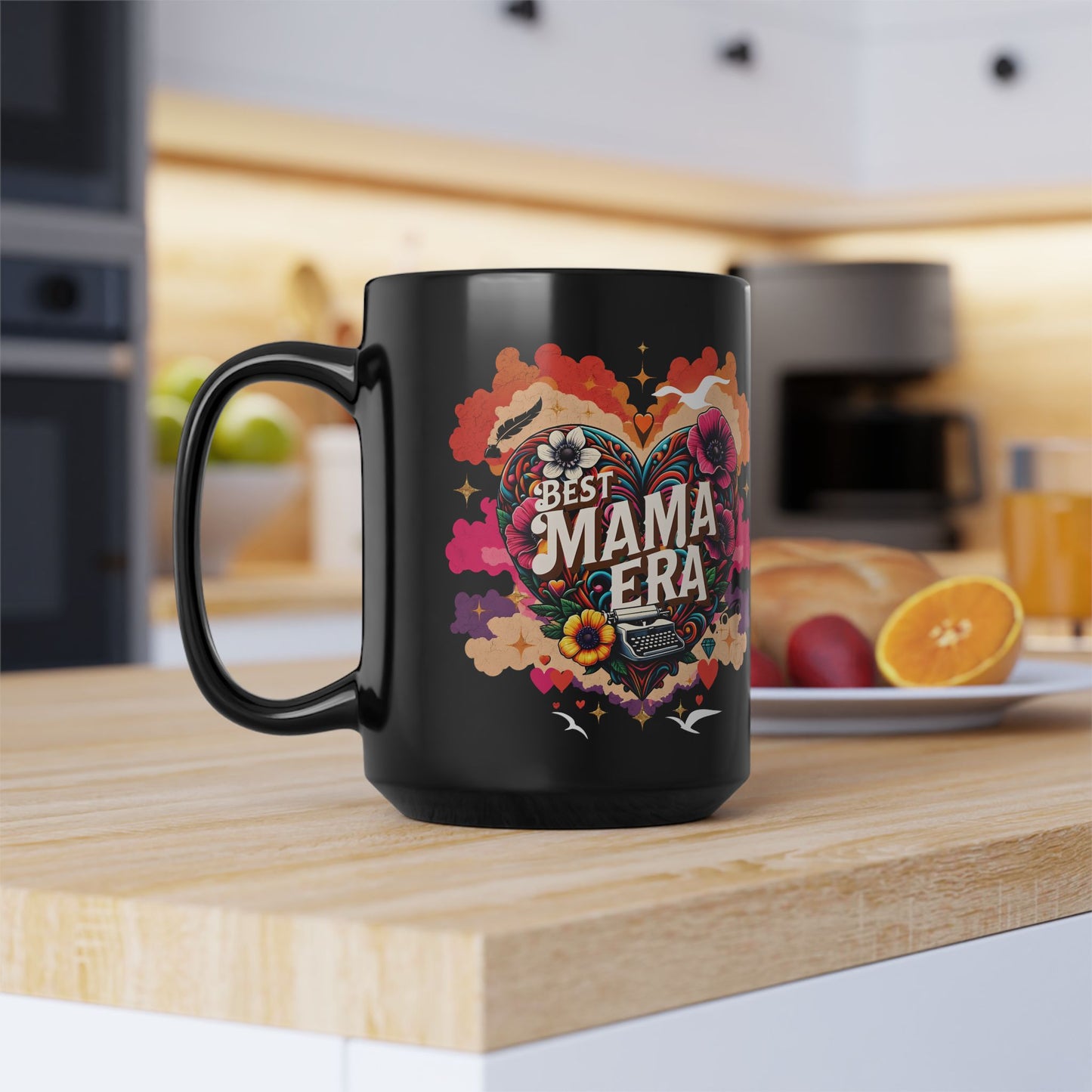 Best Mama Era Black Mug (15oz)
