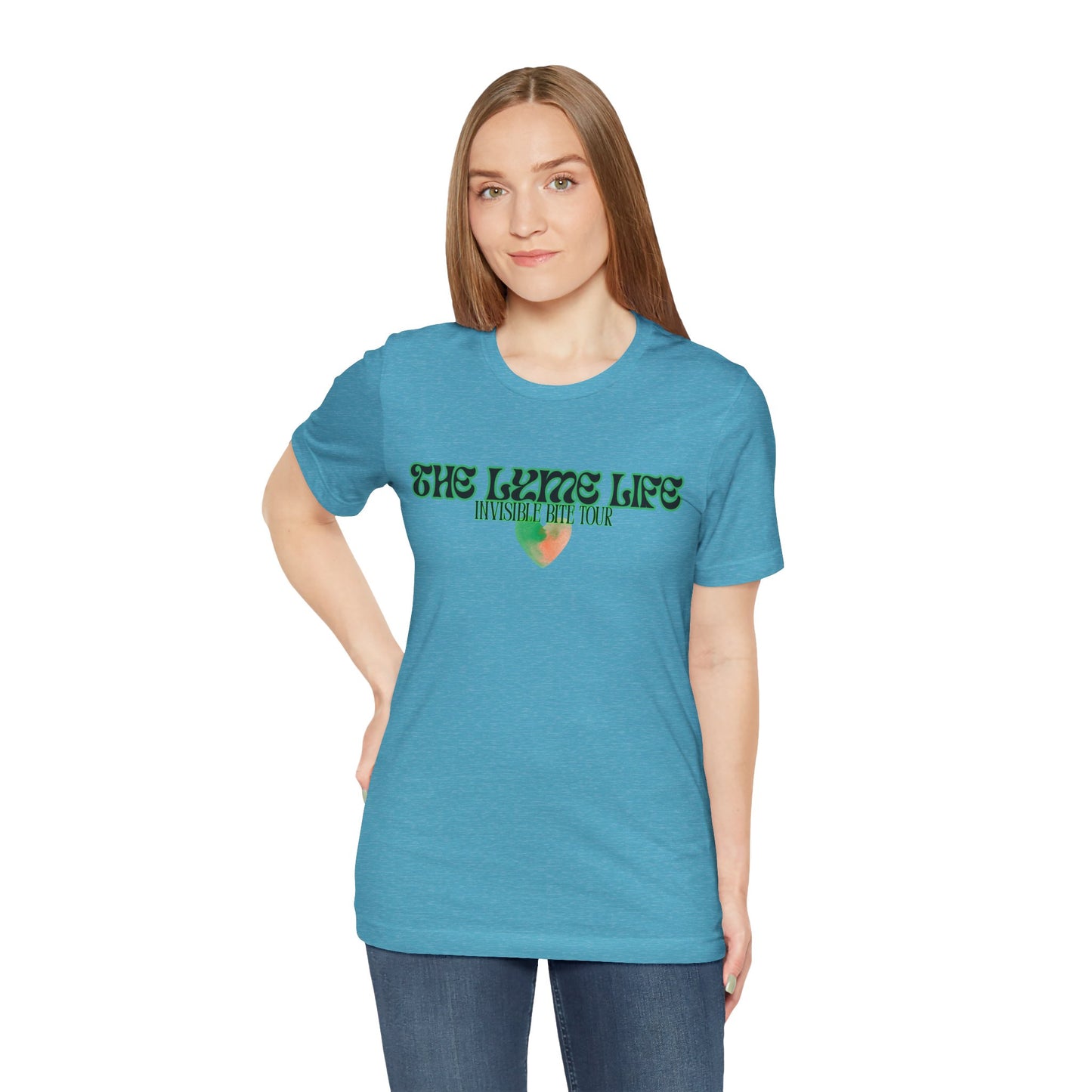 Surviving Lyme The Lyme Life Invisible Bite Tour - Bella+Canvas Ultra Soft Tee. Vintage Band Tee Style