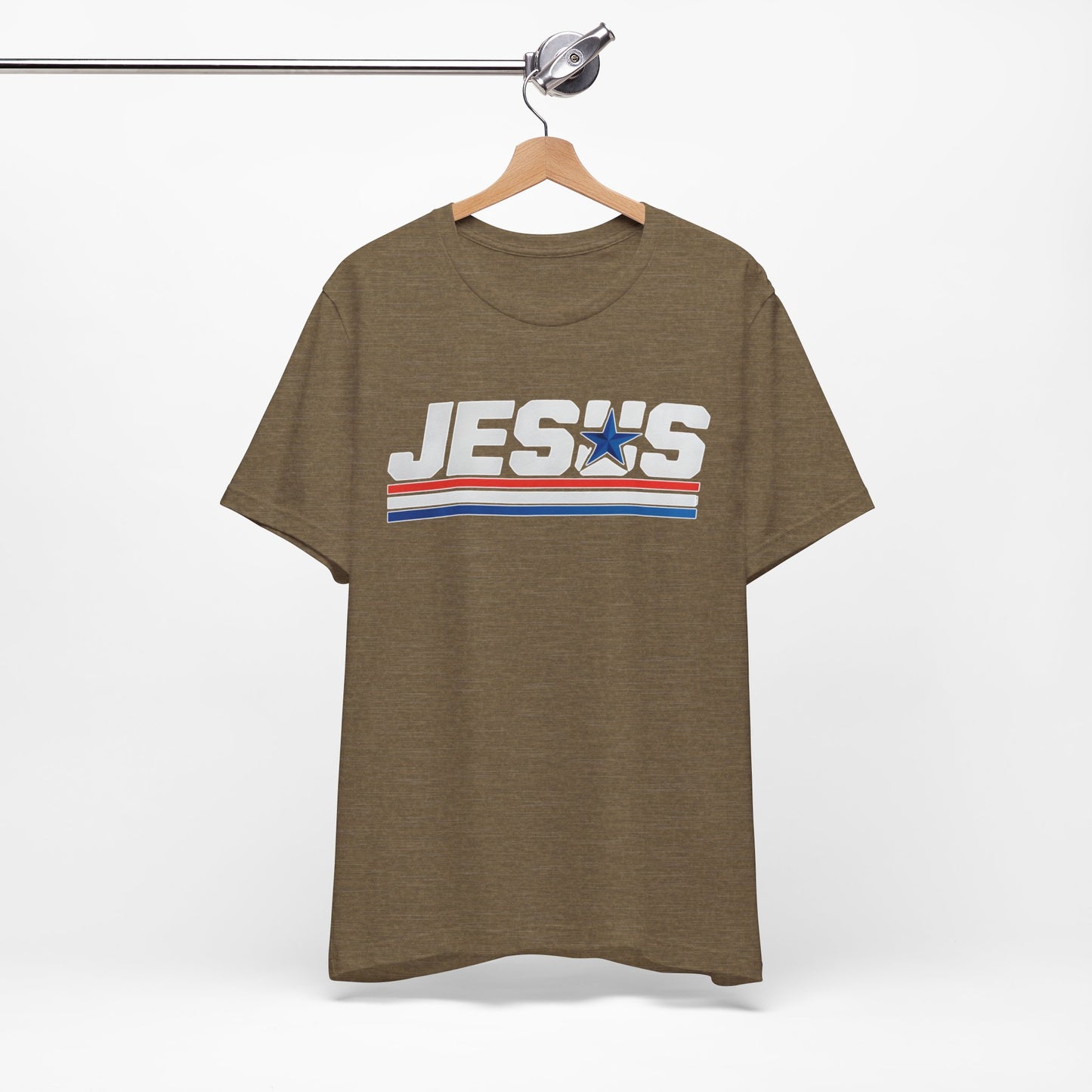 Soldier's Nostalgic Jesus Tee- Jersey Short Sleeve Ultra Soft Vintage Style
