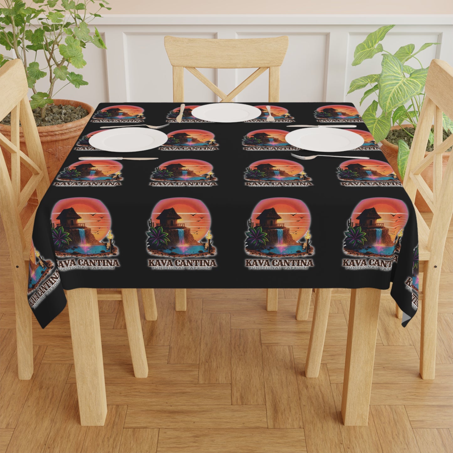 Custom Kava Order Tablecloth