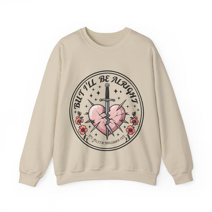 Death By A Thousand Cuts Crewneck, Swiftie Crewneck, Valentines Day Unisex Gildan Heavy Blend Crewneck,  Comfortable Cozy, Ribbed Collar