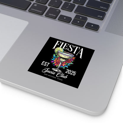 FIESTA Sucia Club Square Stickers, Indoor\Outdoor 3 inch by 3 inch