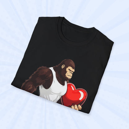 The Valentines Day Tee. Sasquatch T-Shirt.