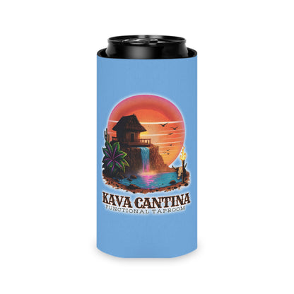 Custom Kav Order Can Cooler SLIM Koozie (LIGHT BLUE)