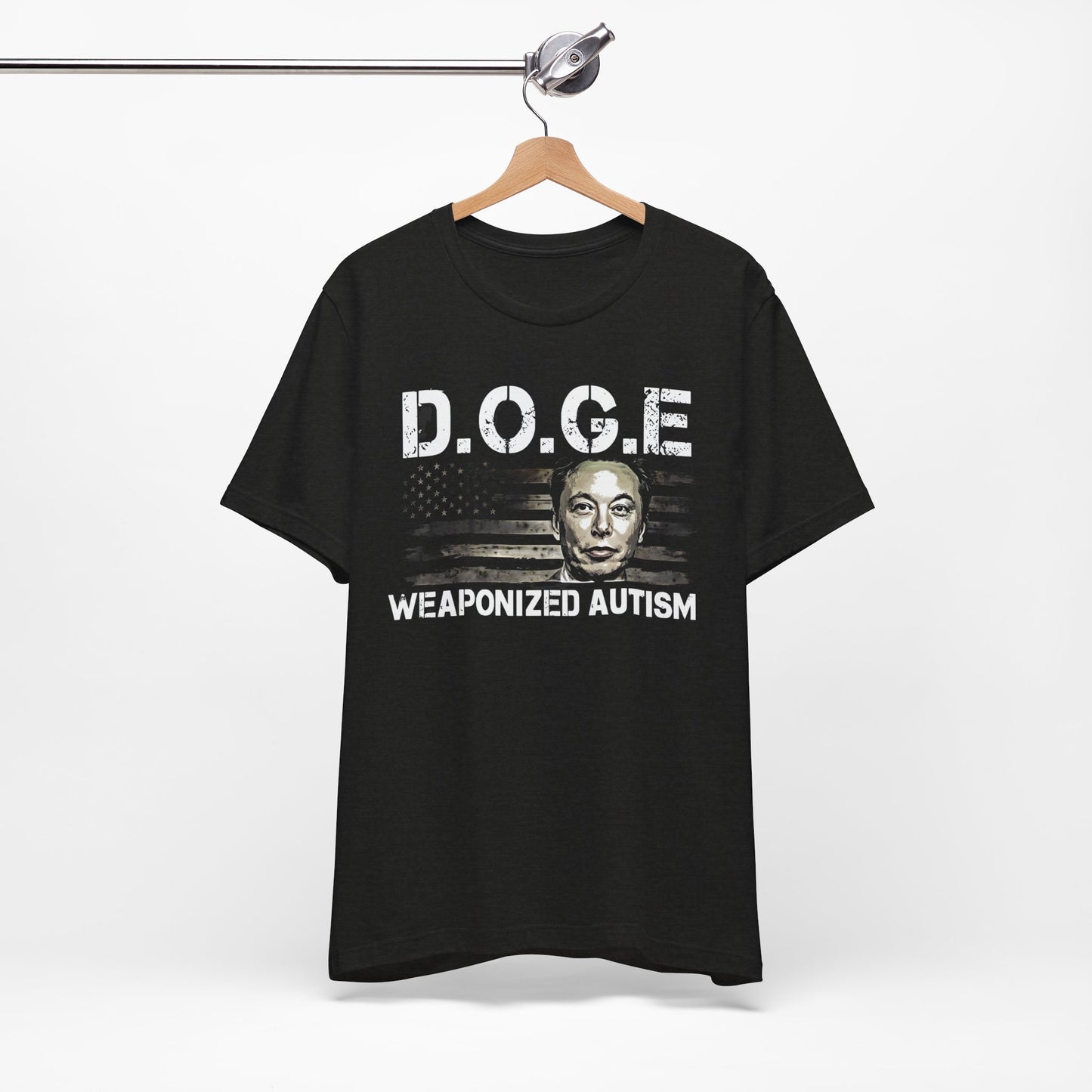 DOGE Weaponized Autism Ultra Soft Comfy Tee DOGE Soft Style Short Sleeve T-Shirt