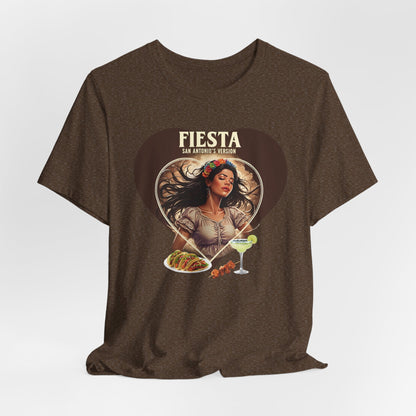 Fiesta SA Version Comfy Vintage Style Tee Ultra Comfy Short Sleeve Tee